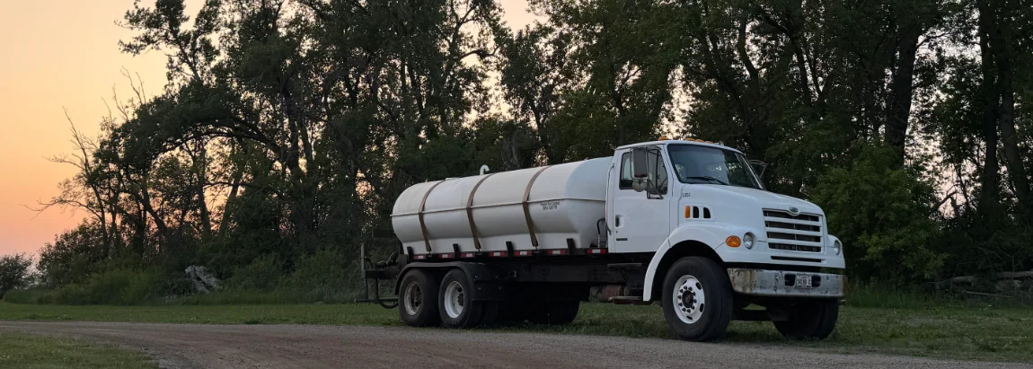 Dust Control Application truck